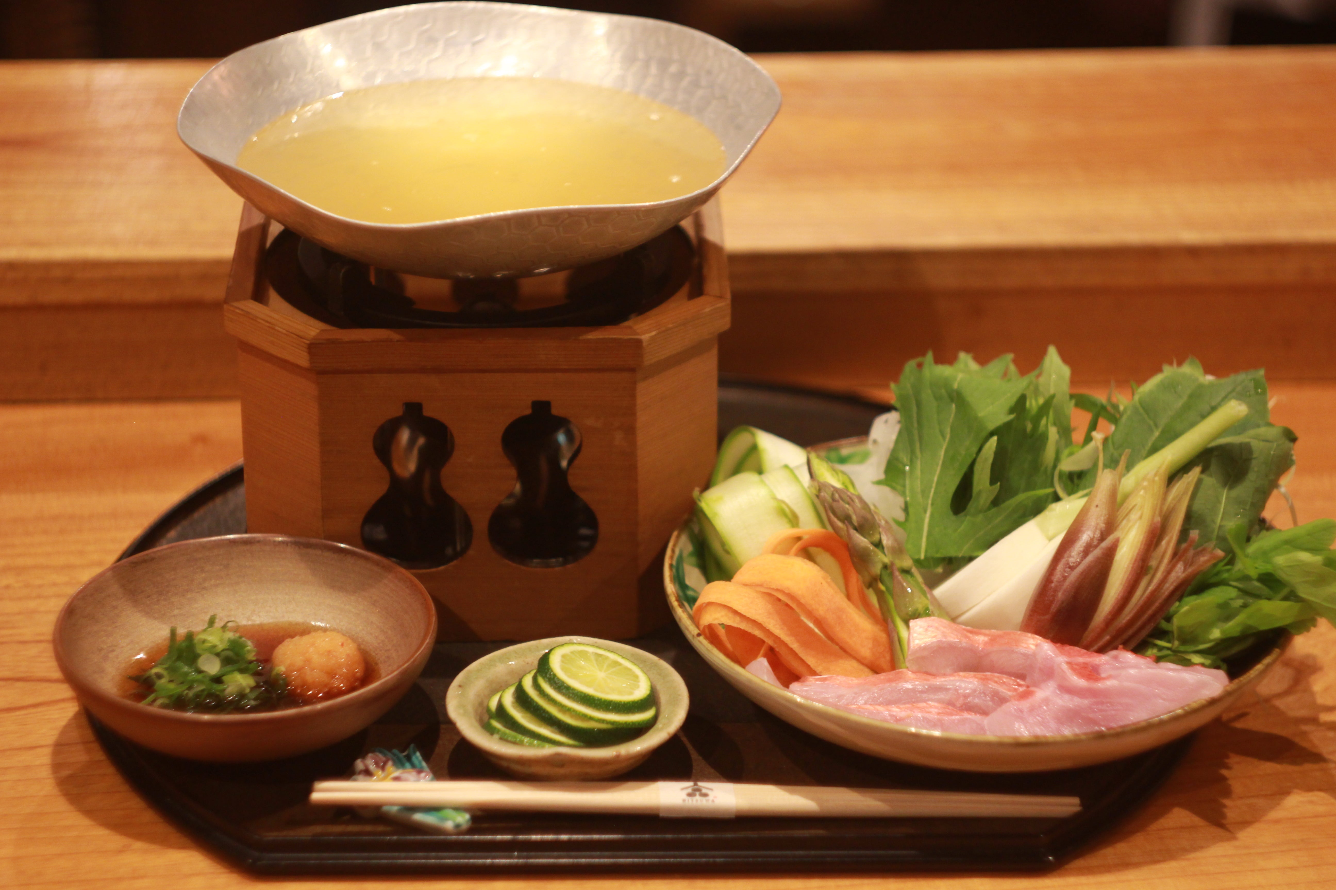 - カウンター席限定ランチ -【金目鯛×和ガストロノミーコース】13,200円