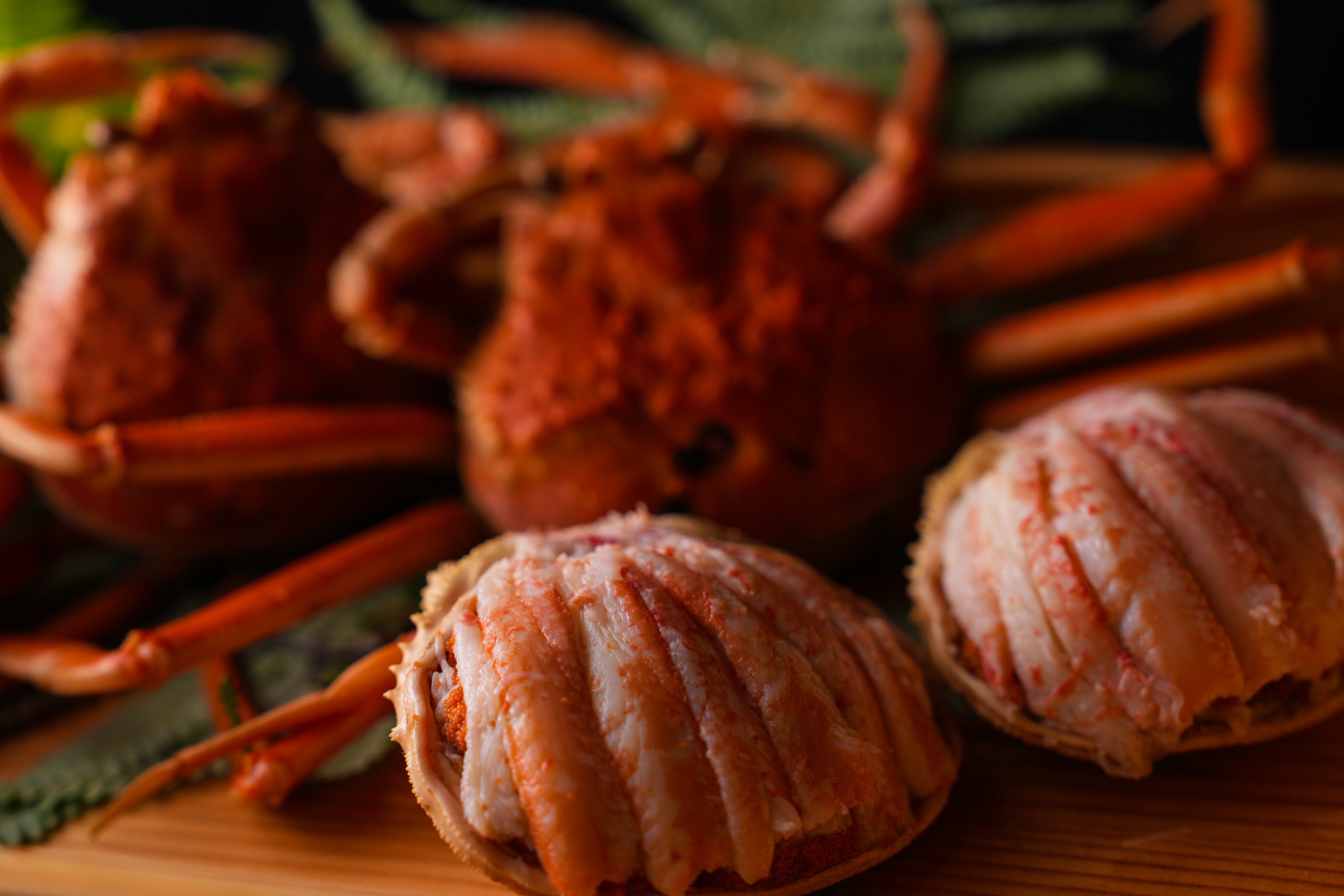 蟹という素材への向き合い方